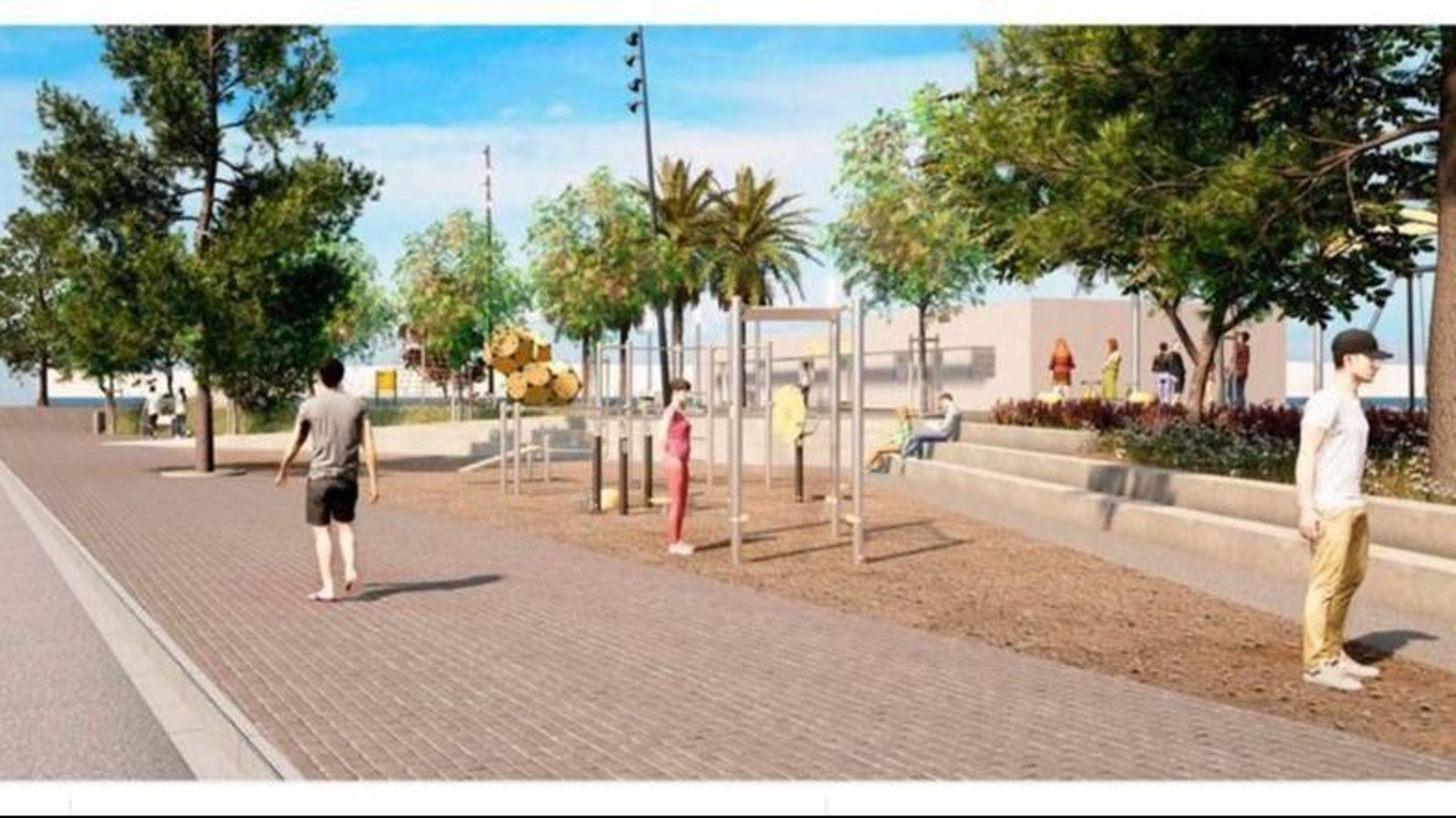 Maqueta presentada a los representantes vecinales