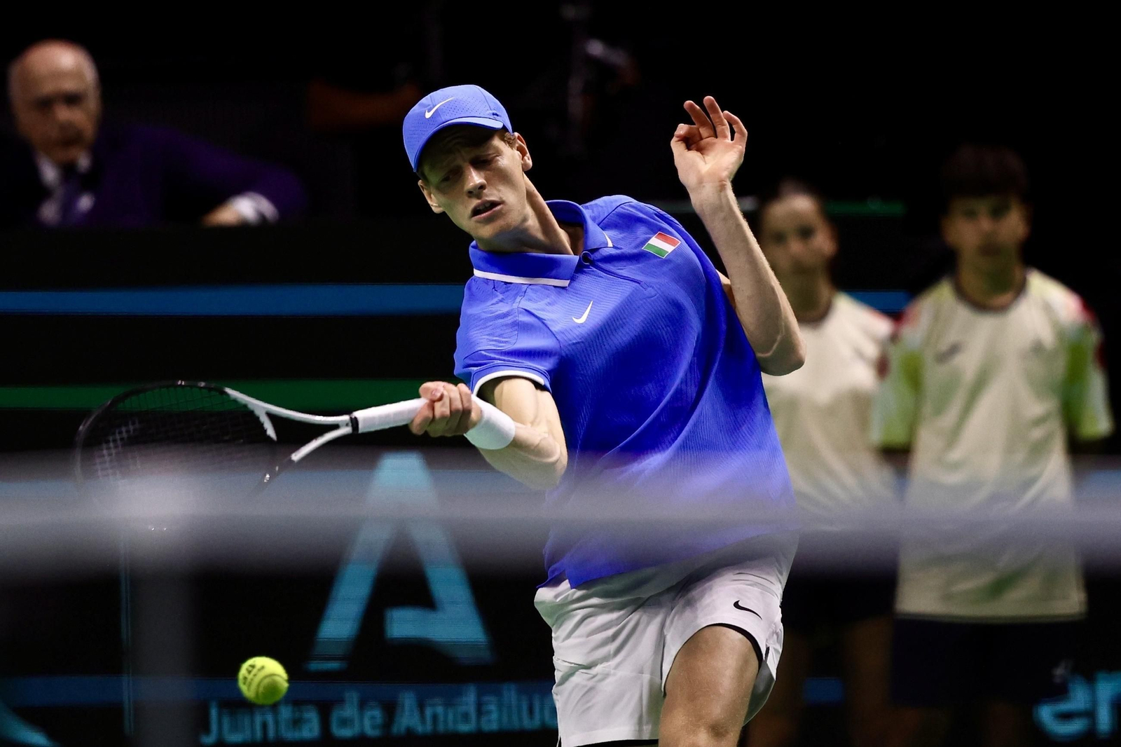 La celebración de Italia de la Copa Davis en Málaga, en fotos