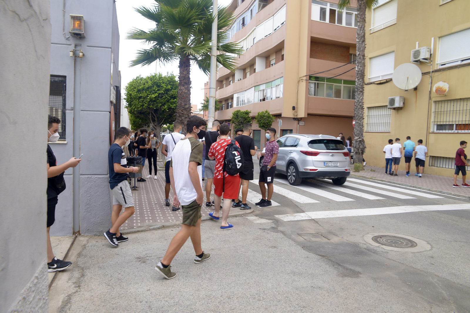 Fotos del primer día de instituto en La Línea