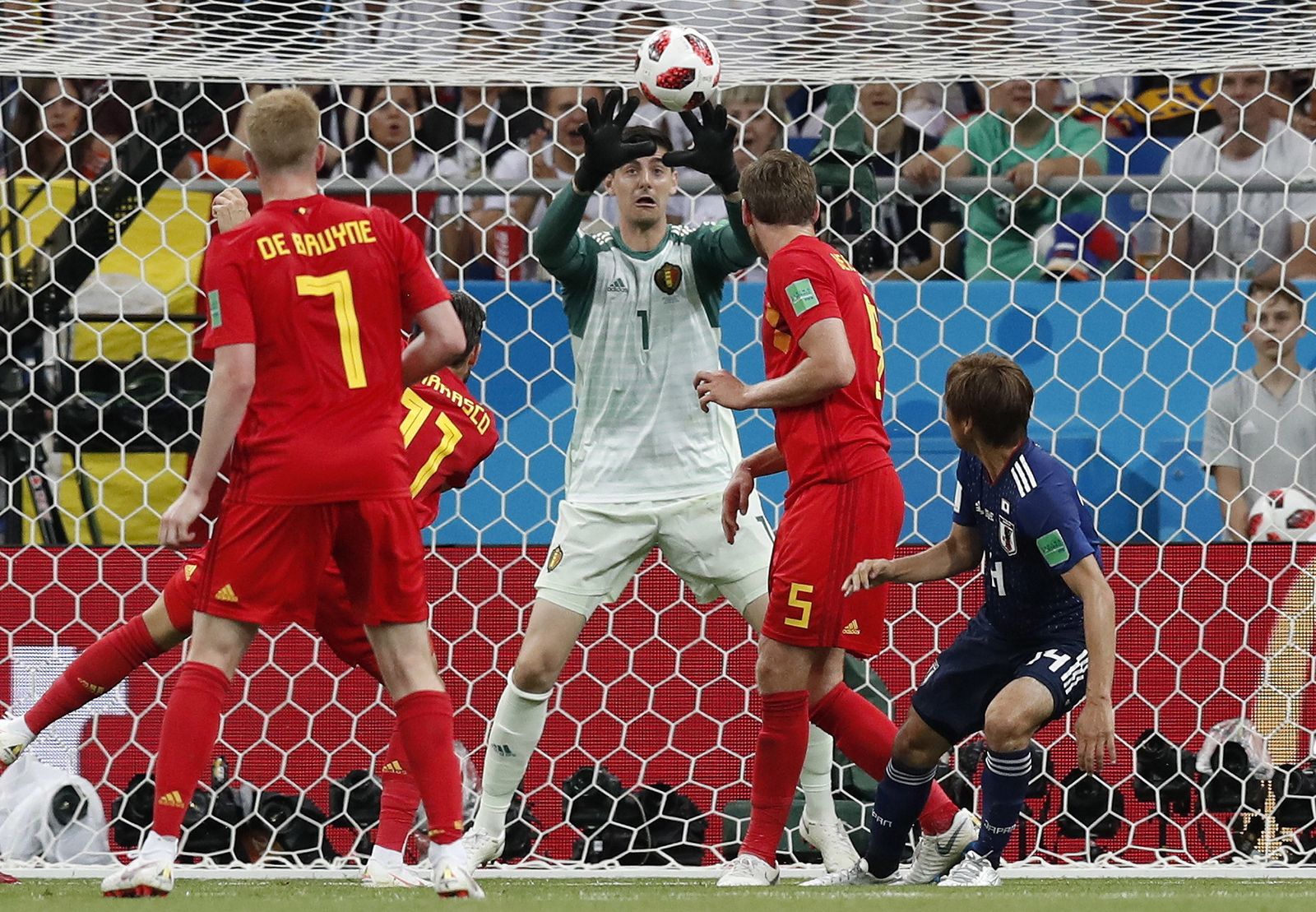 Las imágenes del Bélgica-Japón