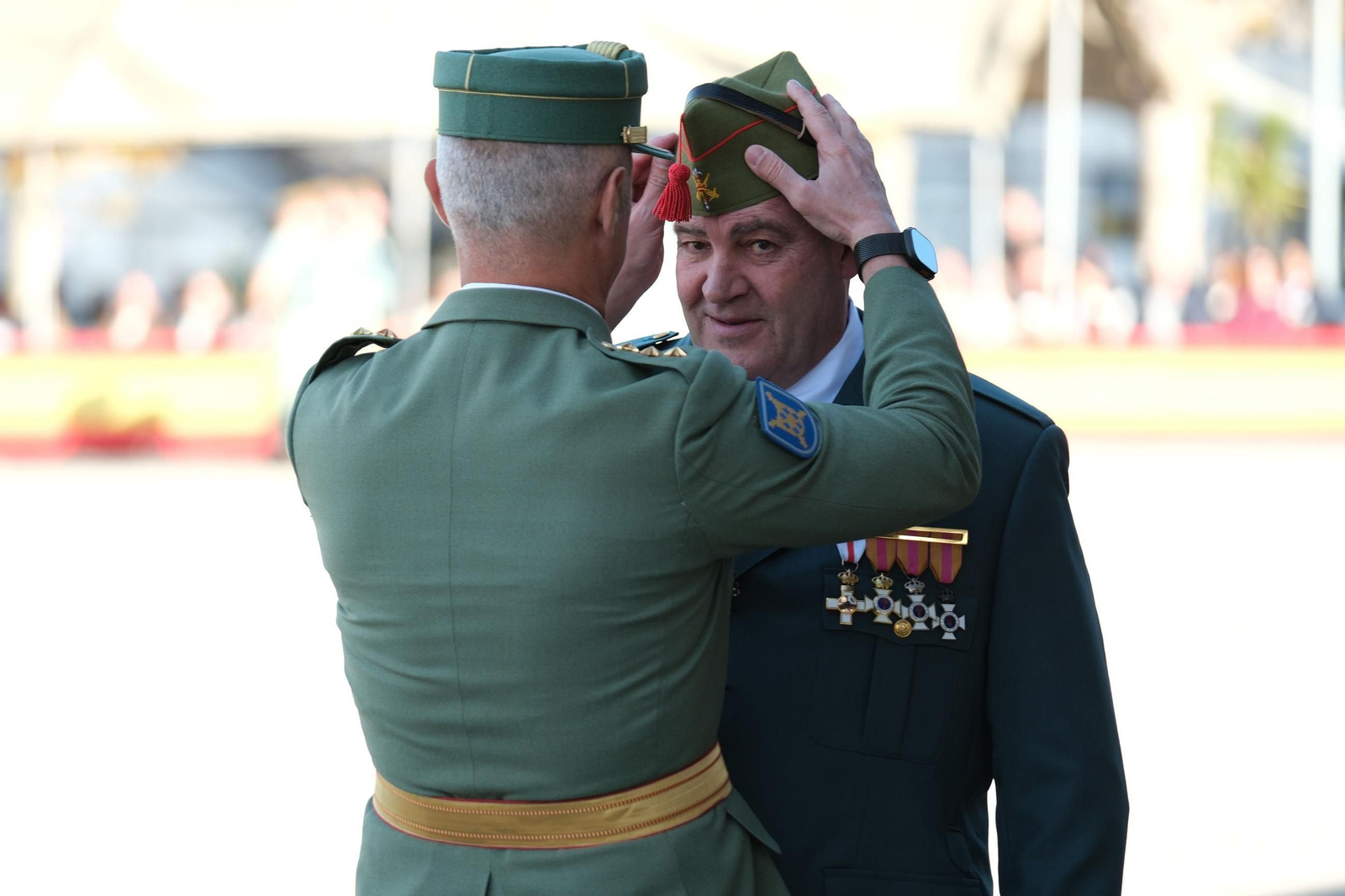 Celebración de la patrono de la Legión, en imágenes