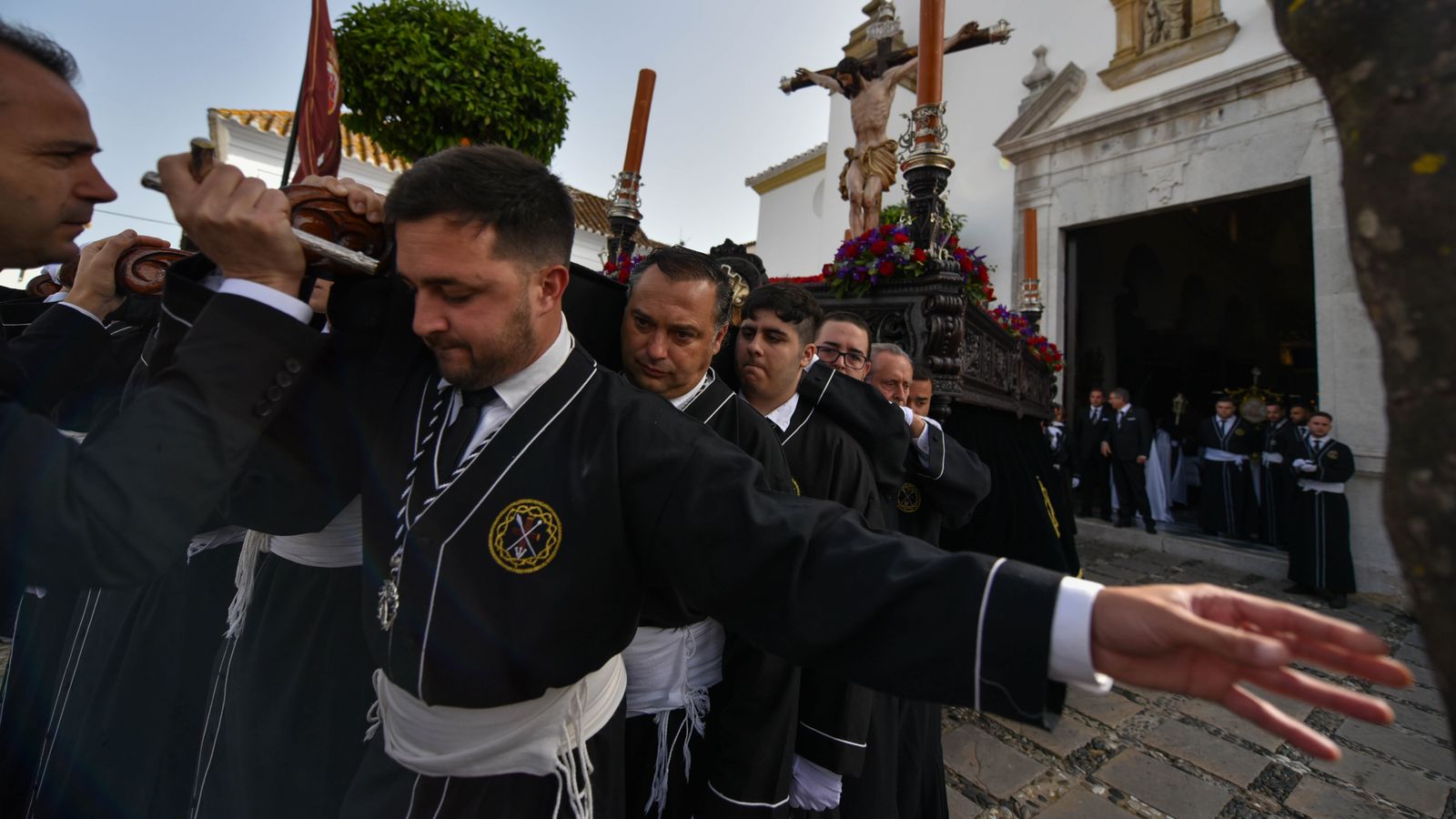 Fotos del Jueves Santo en San Roque: La Buena Muerte y Amargura
