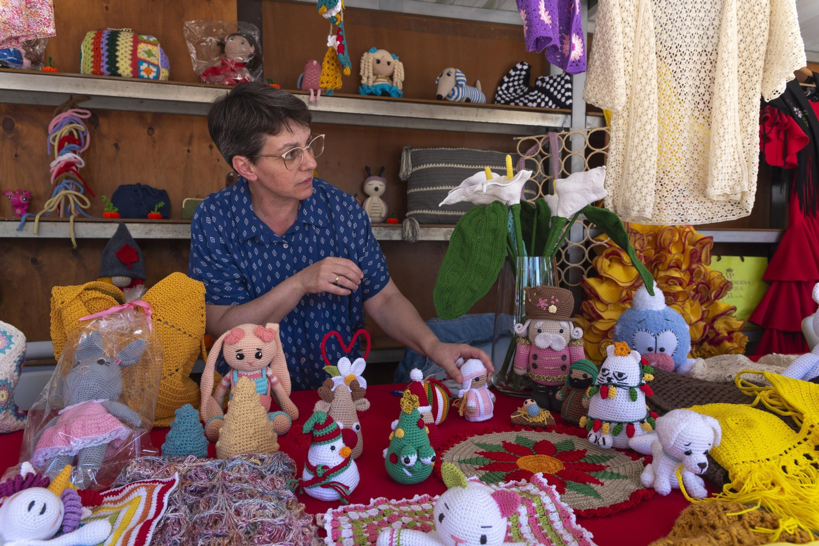 Fotos de las actuaciones y exposición de la Feria del Arte de San Roque 2025