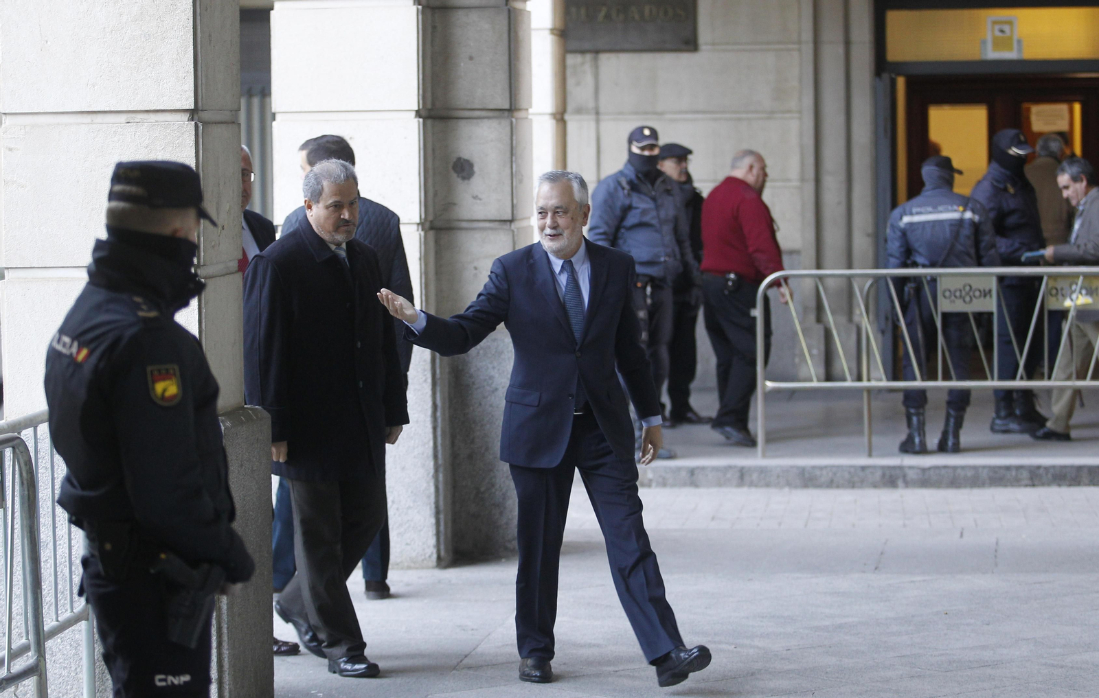 Primera sesión del juicio de los ERE