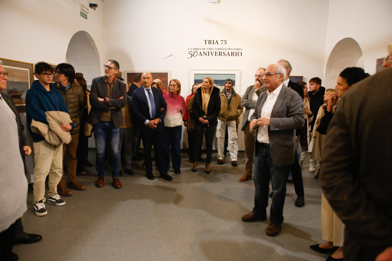 Las fotos de la inauguración de la exposición por el 50 aniversario de Tria 75