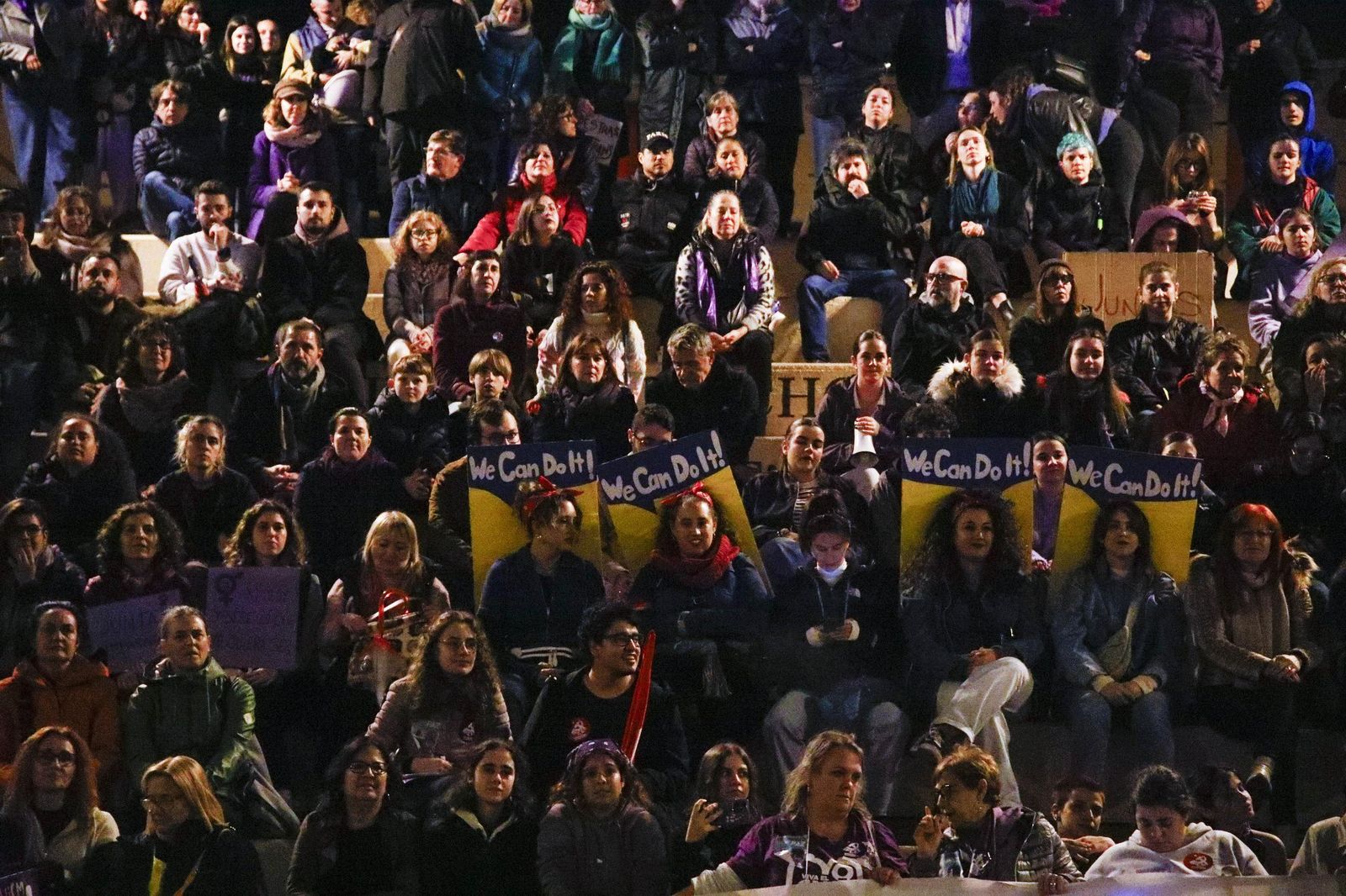 Las imágenes de la manifestación realizada por Asamblea Feminista 8M en Almería