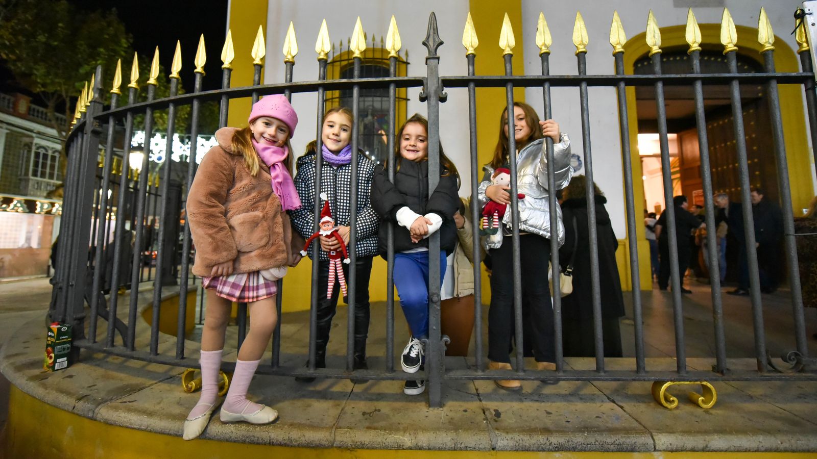 El encendido del alumbrado de Navidad en La Línea, en imágenes