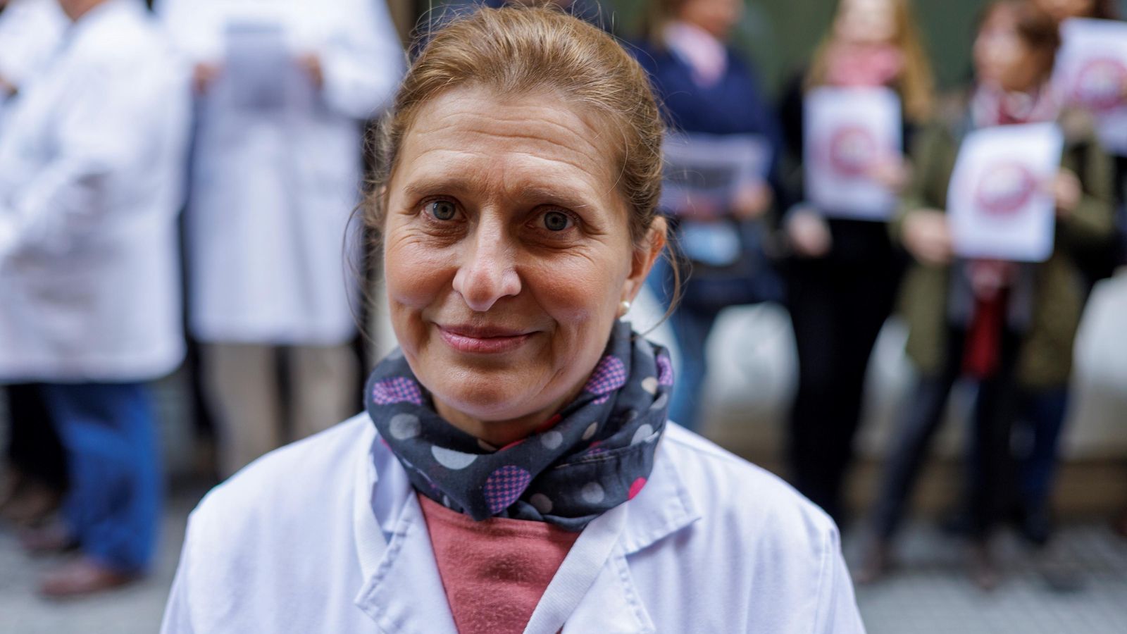 Elena Gilabert, portavoz del Sindicato de Médicos y Médicas de Atención Primaria.