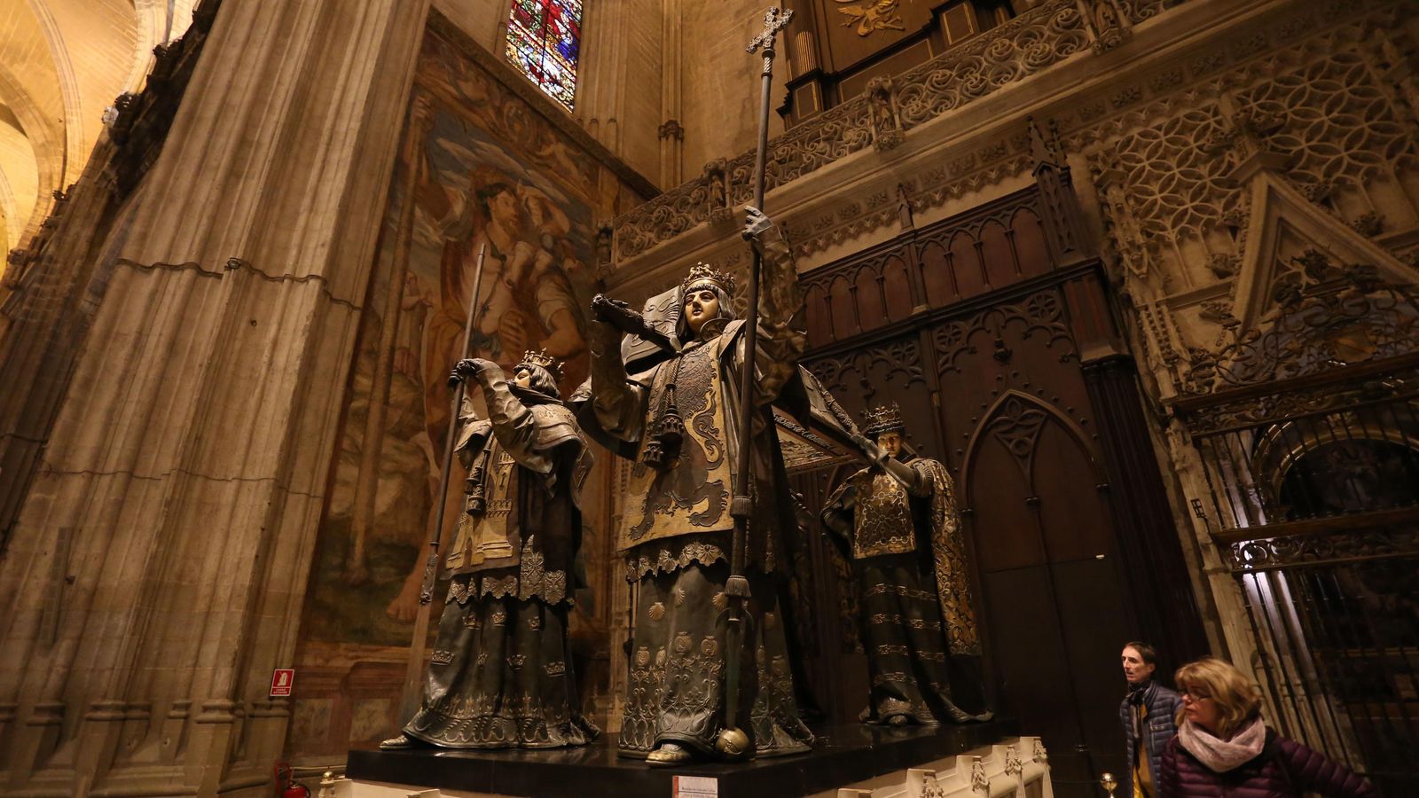 El mausoleo de Cristóbal Colón.