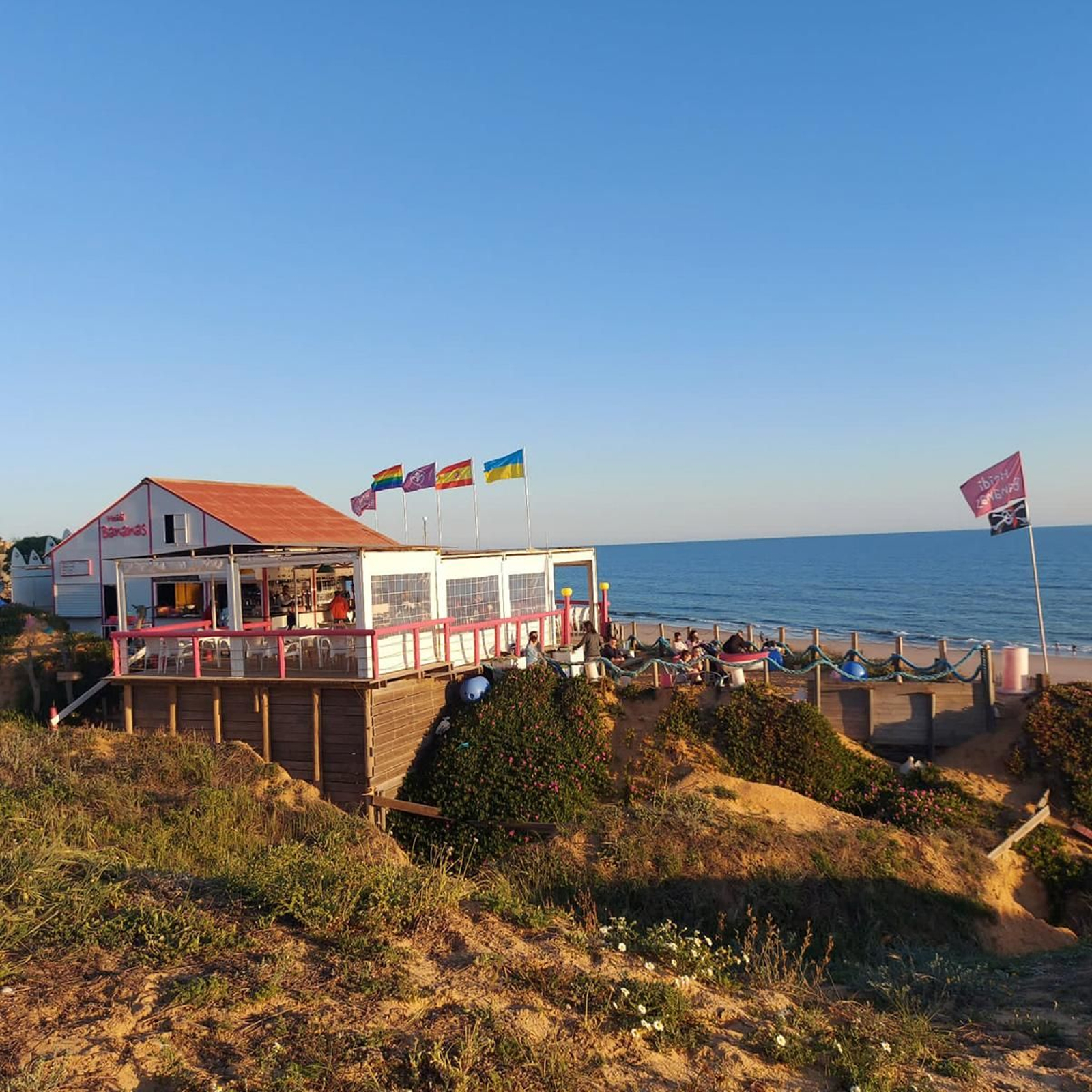 El chiringuito 'Heidi Bananas' de Matalascañas