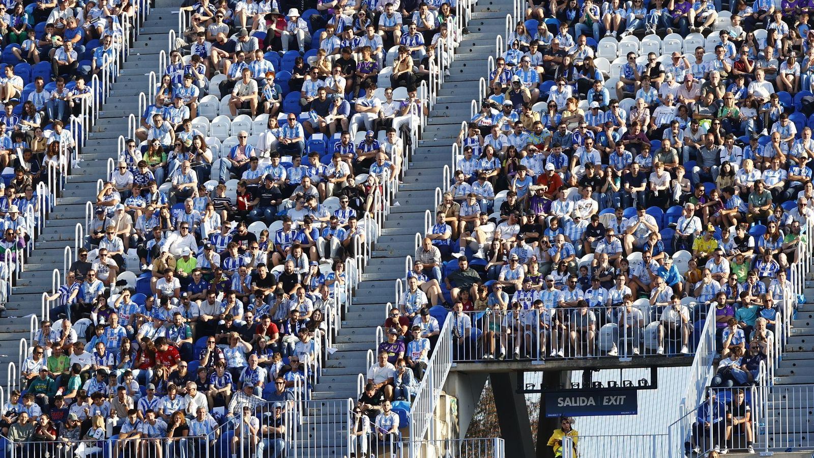 Búscate en las gradas de La Rosaleda en el Málaga CF-Castellón