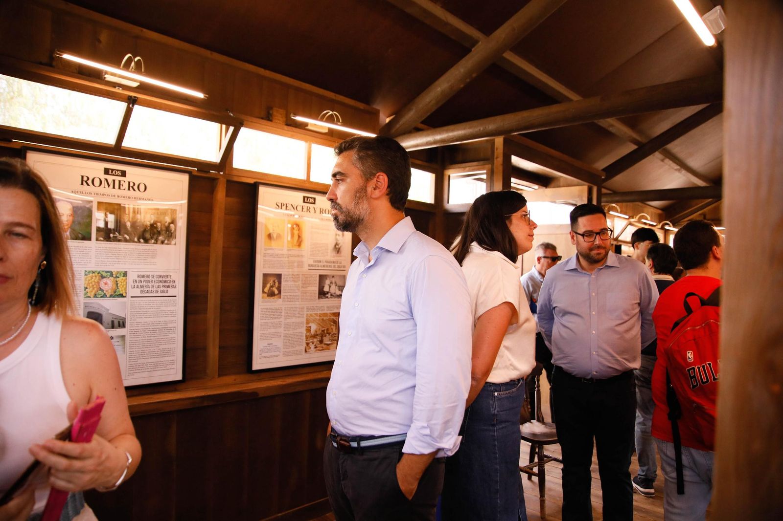 Imágenes del museo a los grandes empresarios y familias históricas de Almería