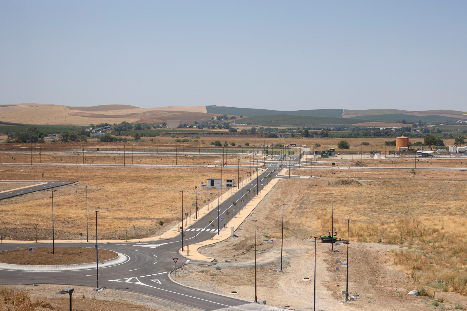 Terrenos donde se levantará la Base Logística del Ejército de Tierra en La Rinconada.