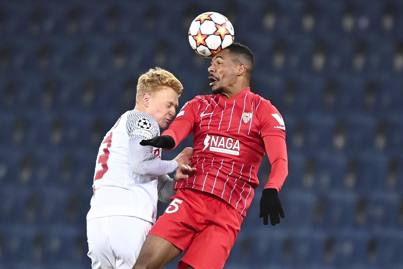 Las imágenes del Salzburgo-Sevilla de la Champions League