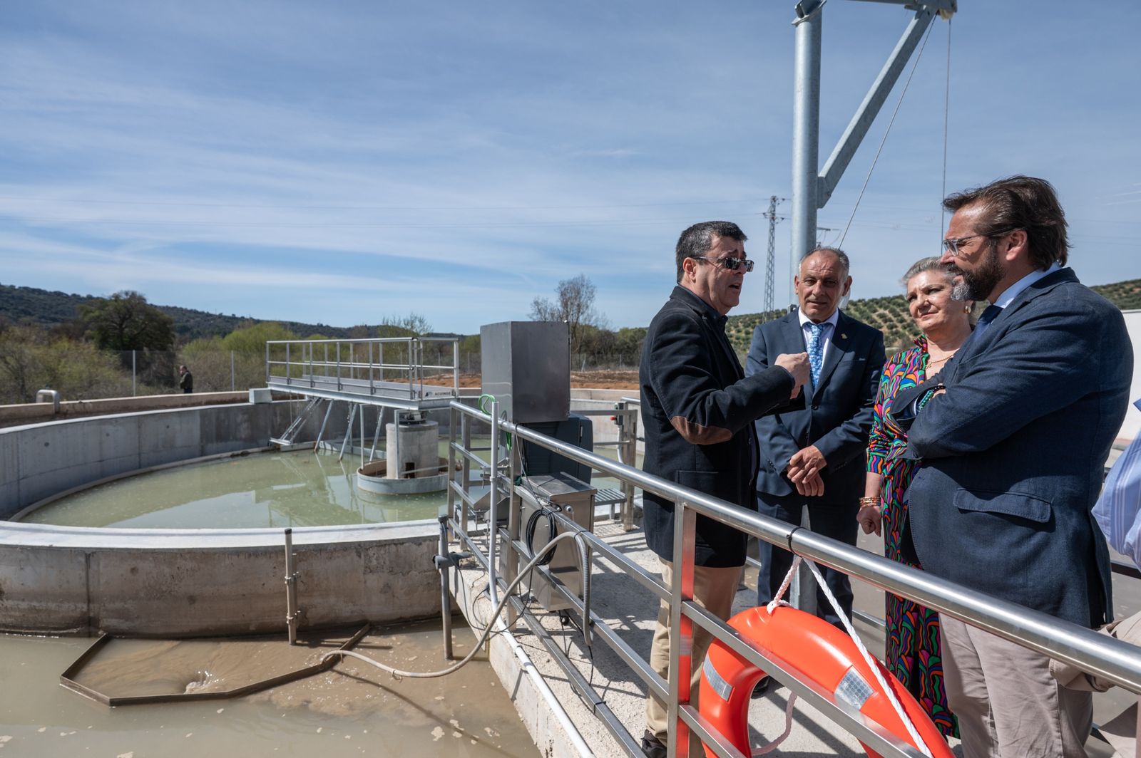 Inauguración de la nueva EDAR de Deifontes