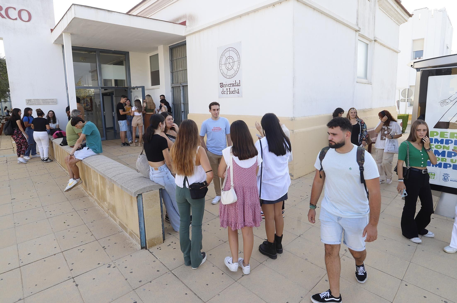 Imágenes de la vuelta a la Universidad de Huelva