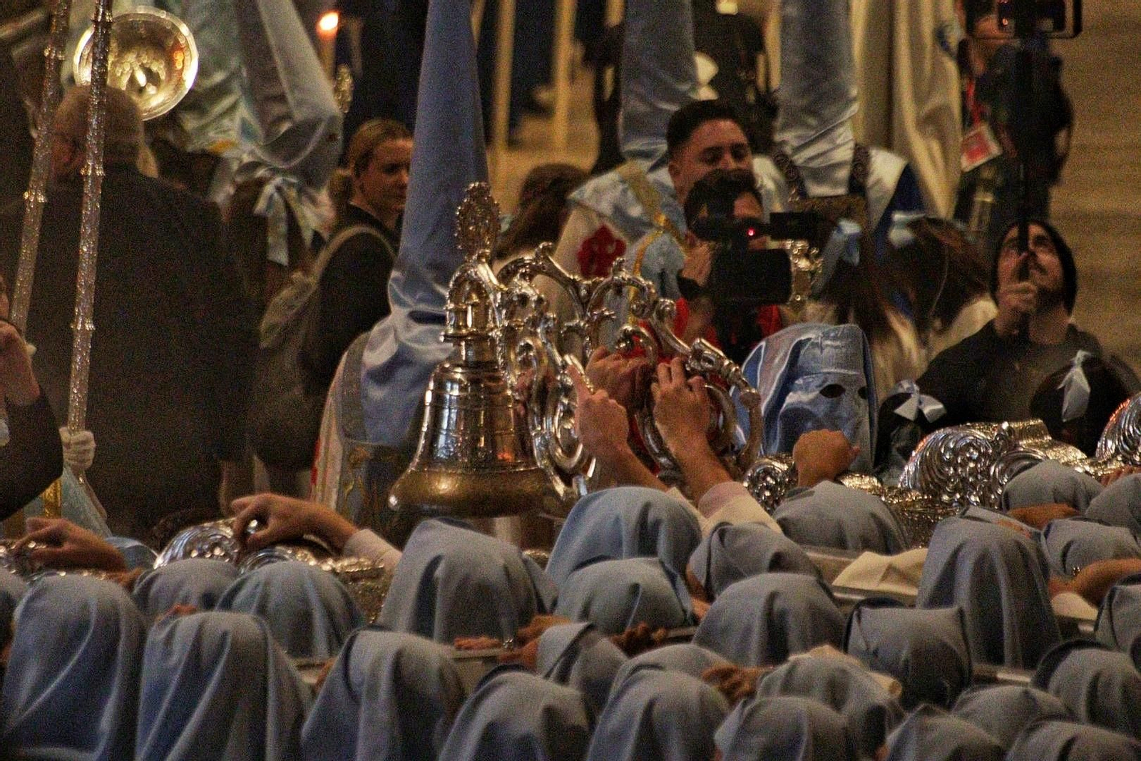 La Sentencia en su procesión del Martes Santo en Málaga, en fotos
