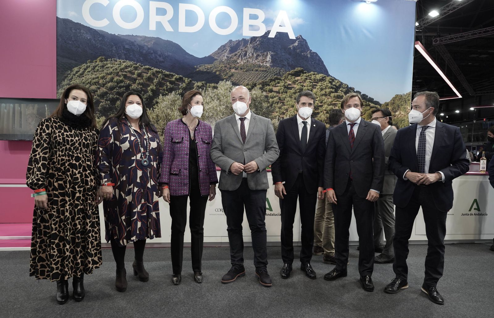 Inauguración del estand de la Diputación de Córdoba en Fitur 2022.
