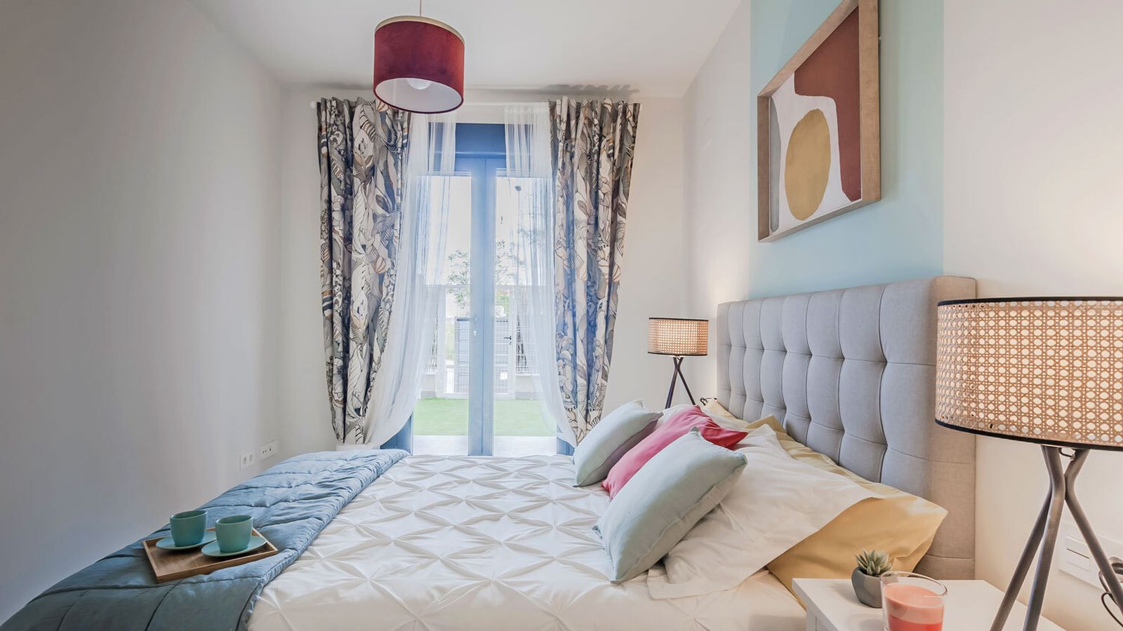 Uno de los dormitorios.