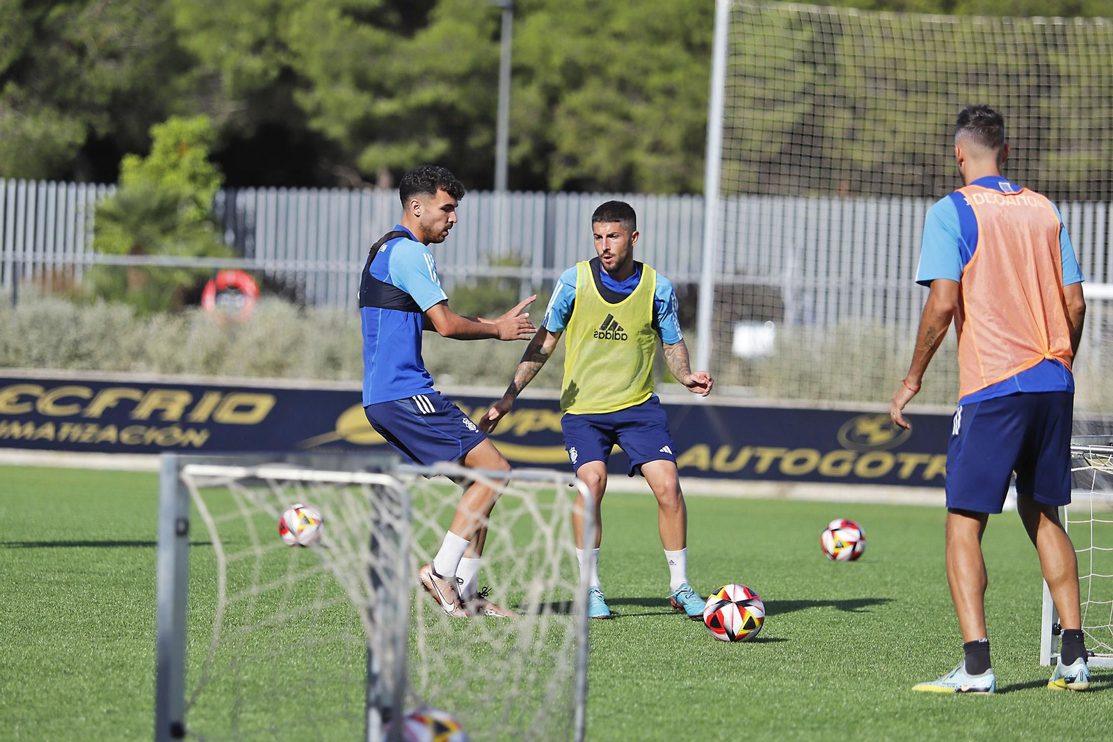 Imágenes del entrenamiento del Recreativo de Huelva