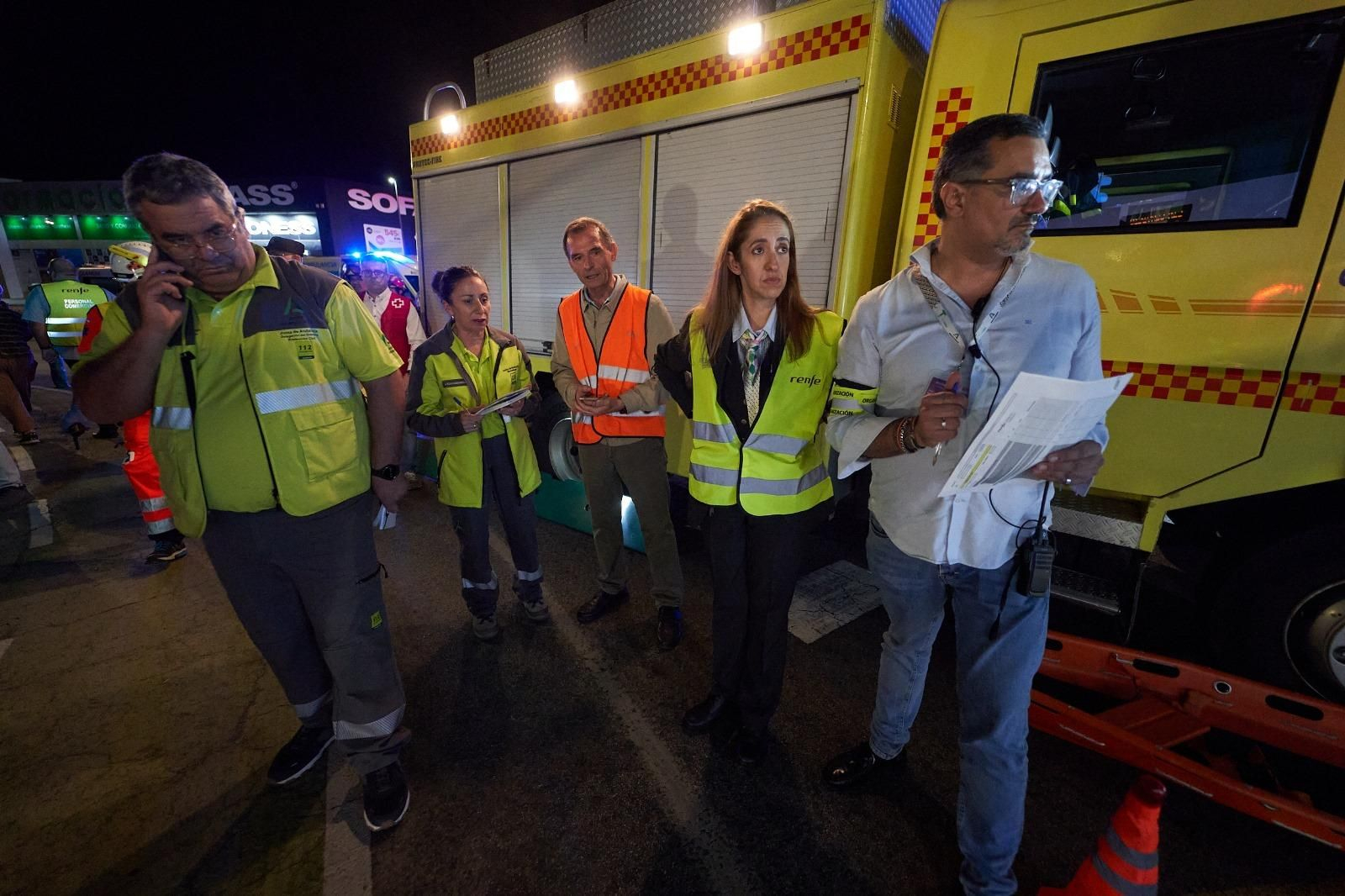 Simulacro de emergencia en el tranvía en Chiclana: las imágenes