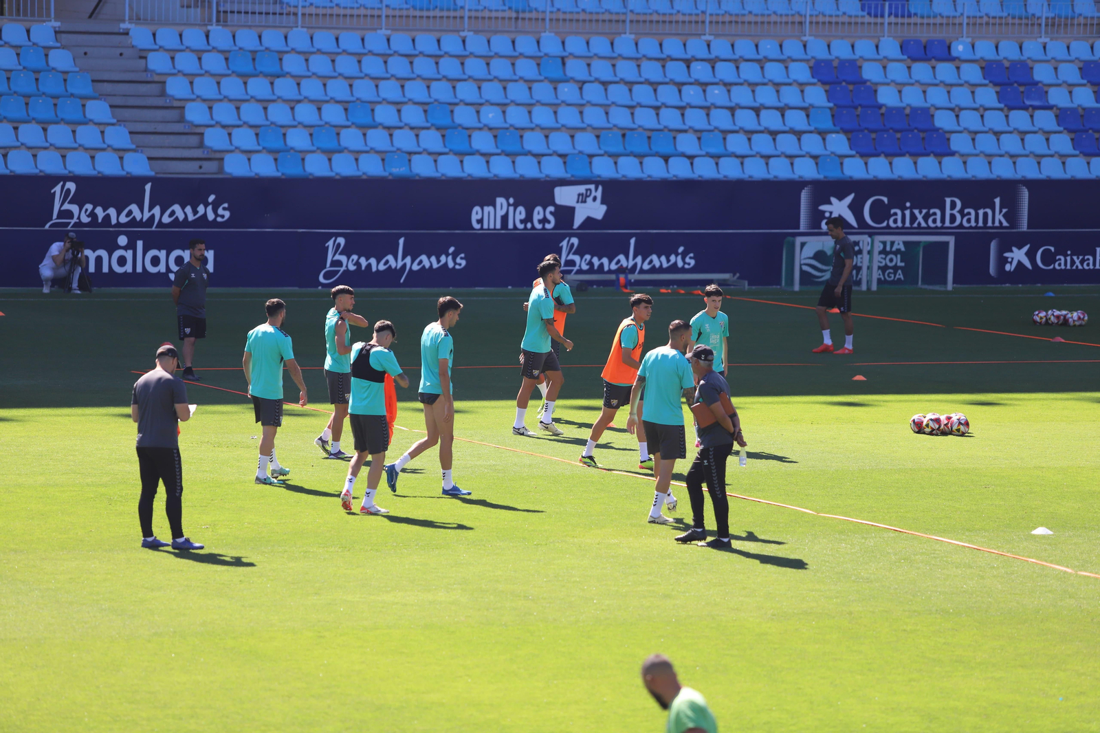 Las fotos del último entrenamiento del Málaga de la temporada