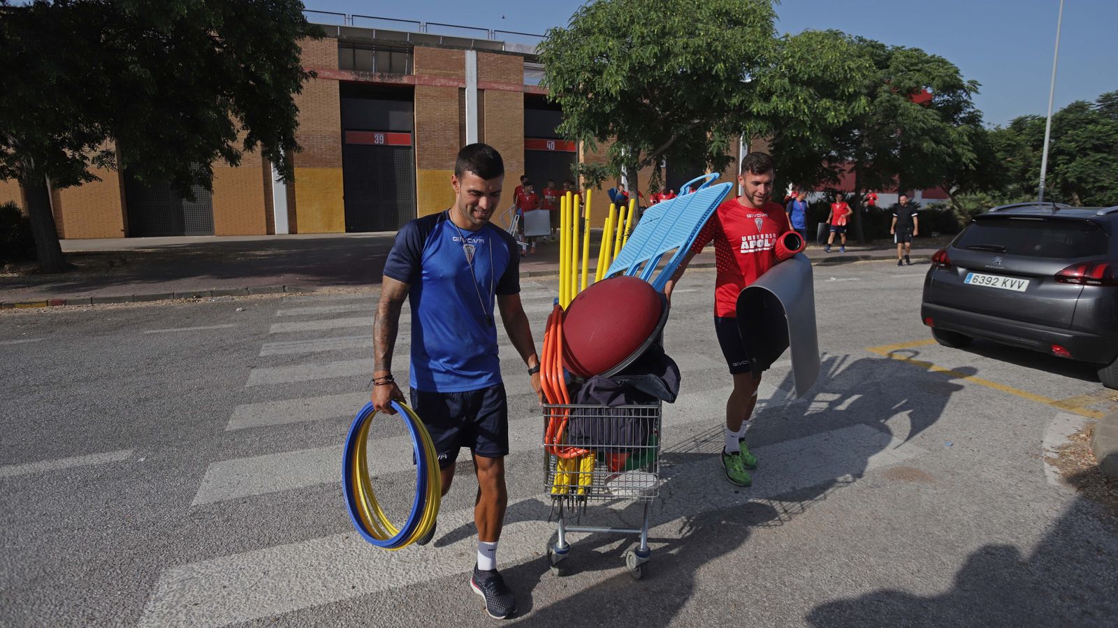 Fotos del primer entrenamiento del Algeciras CF
