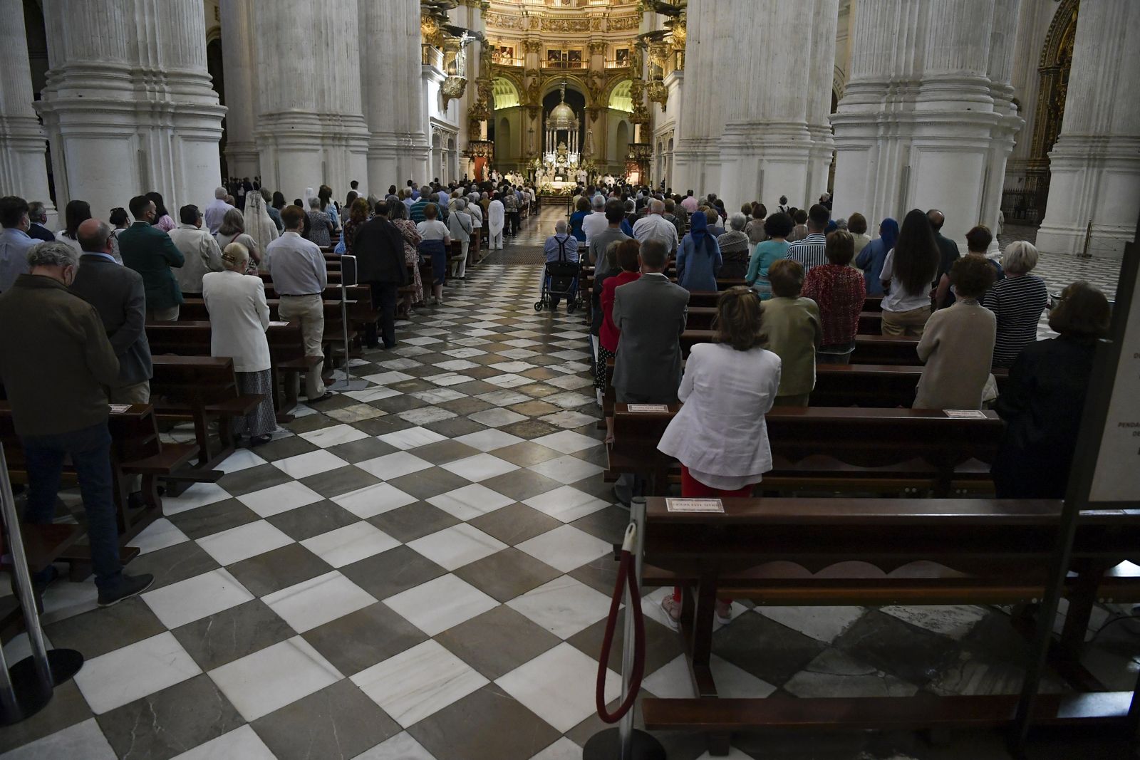 Fotos: la celebración del Corpus Christi 2021 en la Catedral de Granada