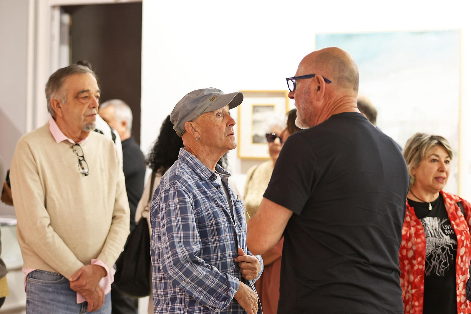 Imágenes de la inauguración de la muestra 'Camino de Perfección' del pintor Antonio Belmonte