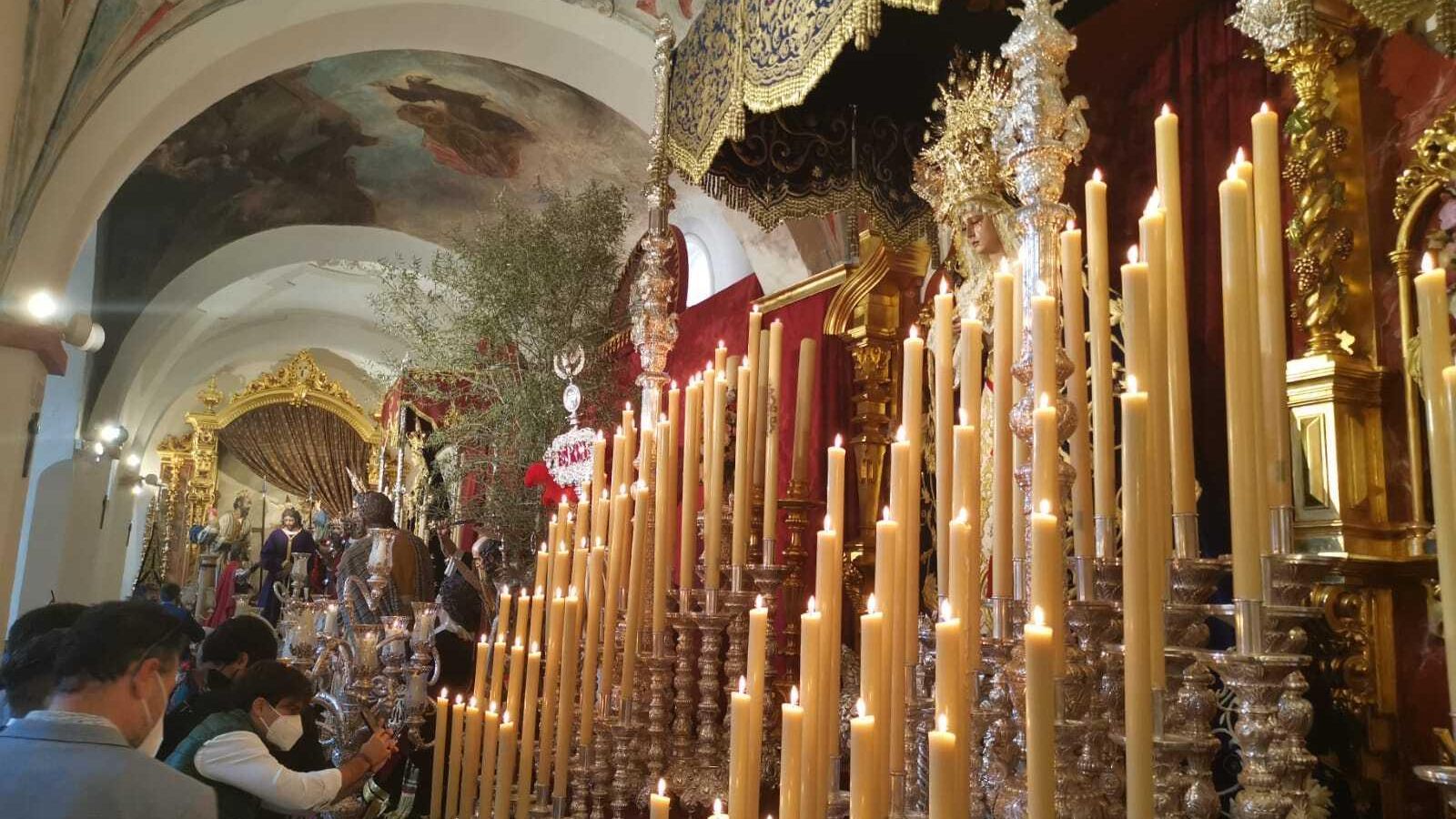 Hermandades del Prendimiento y Dulce Nombre en la Divina Pastora.