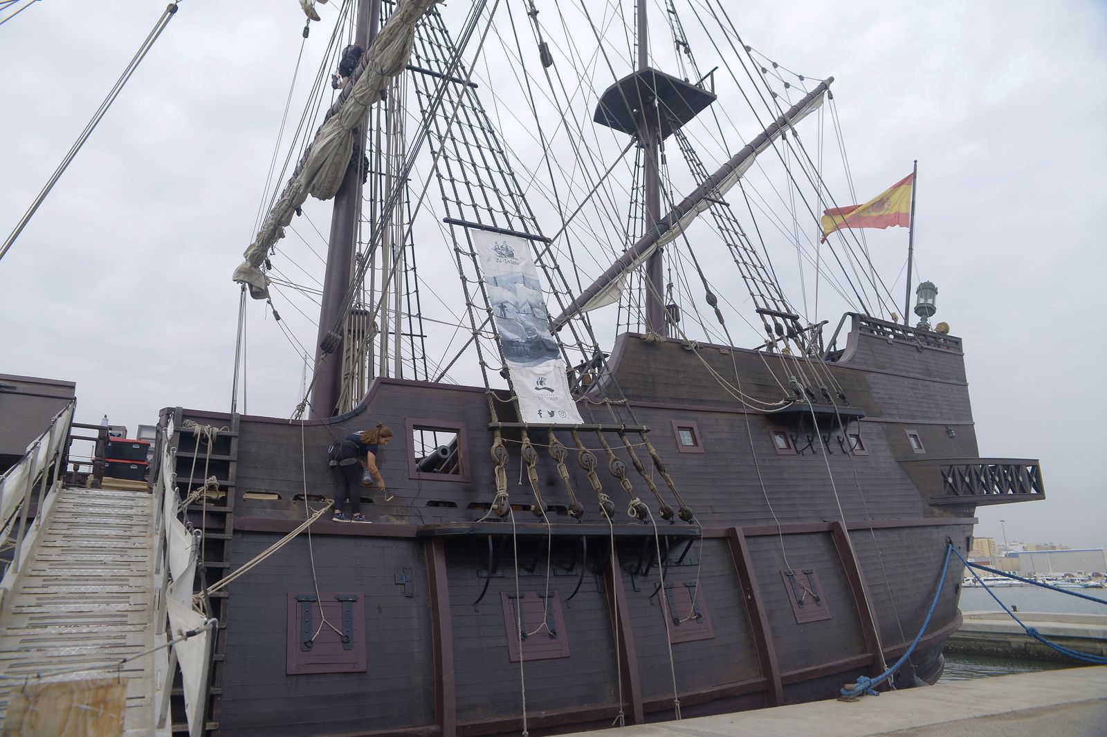 Escala del galeón Andalucía  en Algeciras