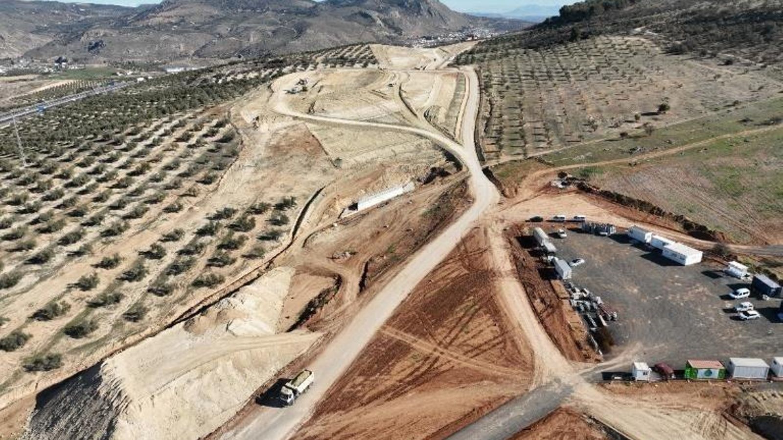 Trabajos en el tramo Variante de Loja-Riofrío