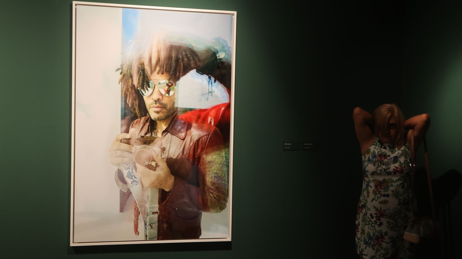 Un retrato del artista Lenny Kravitz.