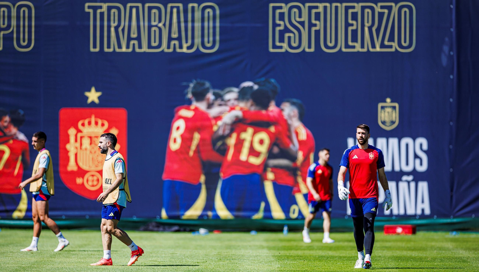 Las fotos de España antes de la semifinal contra Francia