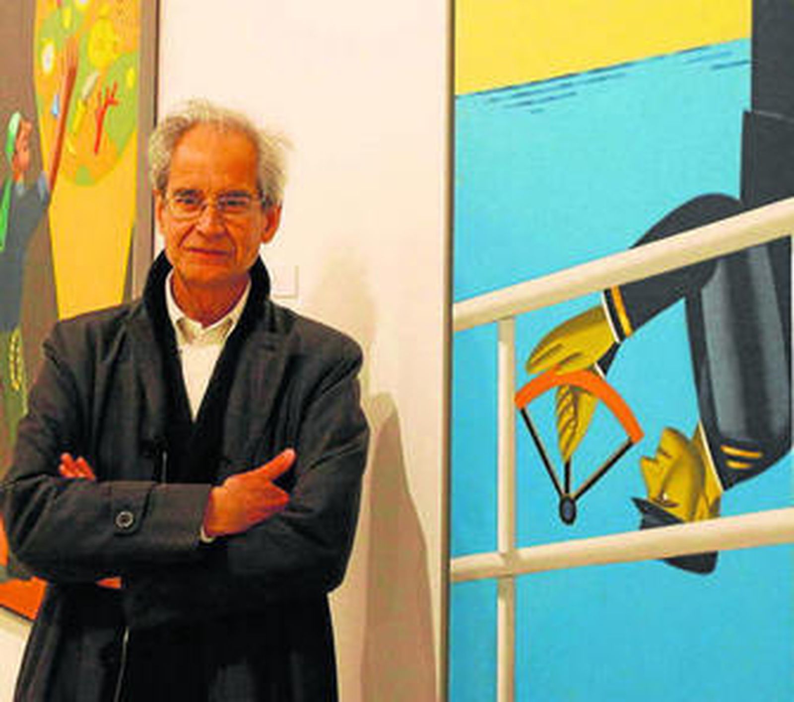 Andrés Rábago 'El Roto', durante una exposición en Cádiz en 2008.