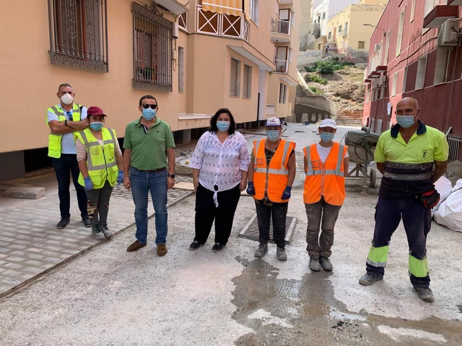 Obras del PFEA en Macael.