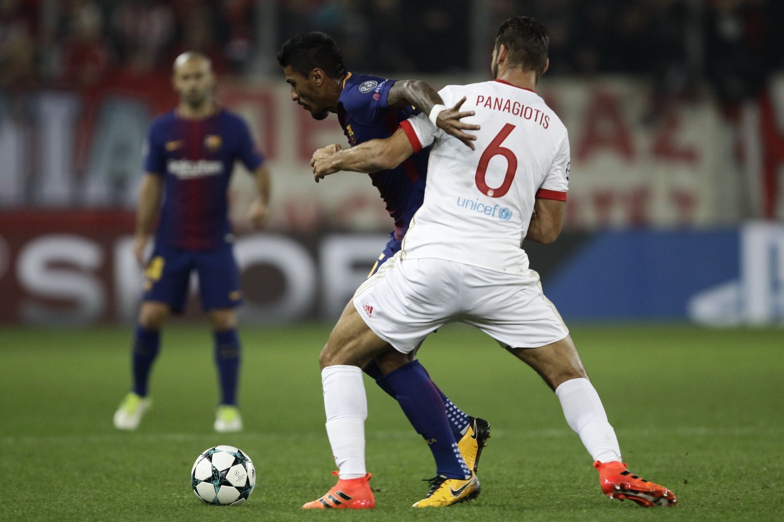 Las imágenes del Barça-Olympiakos