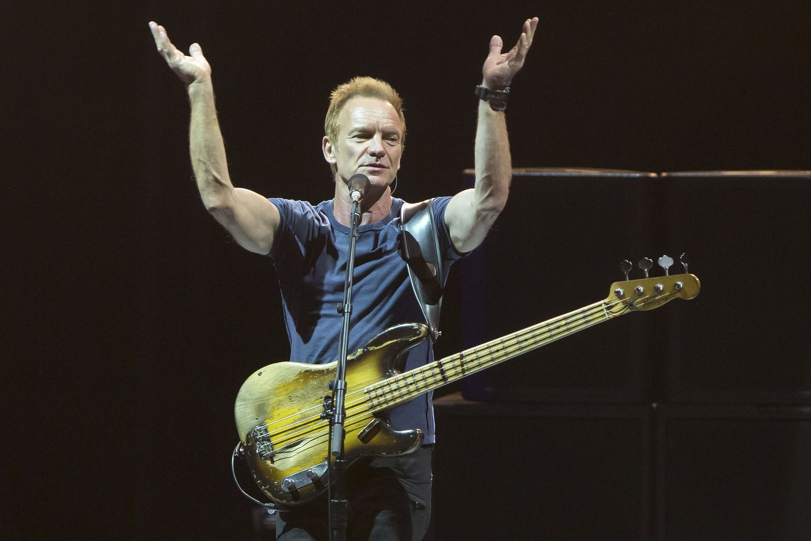 Sting, durante su concierto en Fuengirola el pasado verano