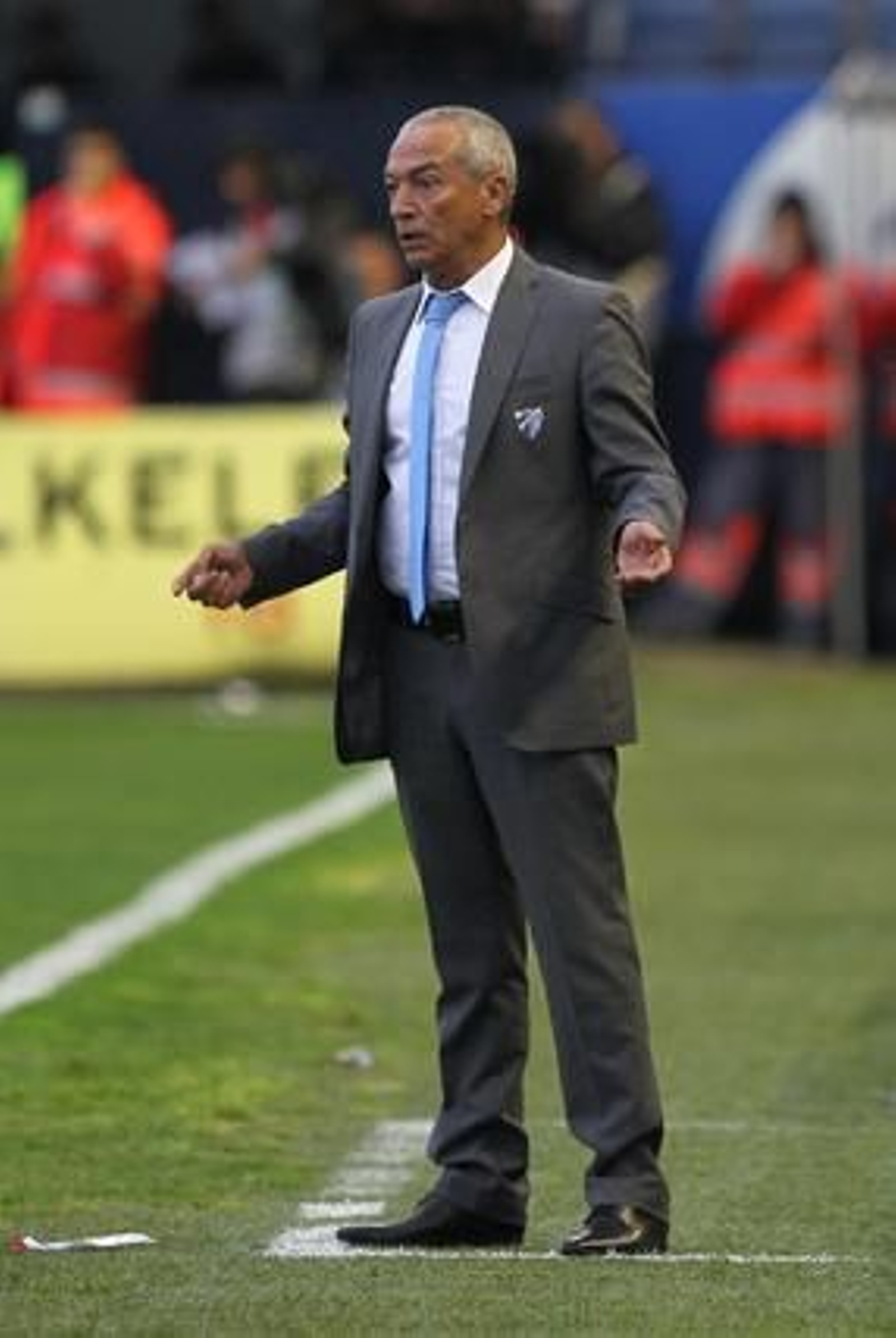 El Málaga pierde 2-0 en su visita al Reyno de Navarra. / Punto Press