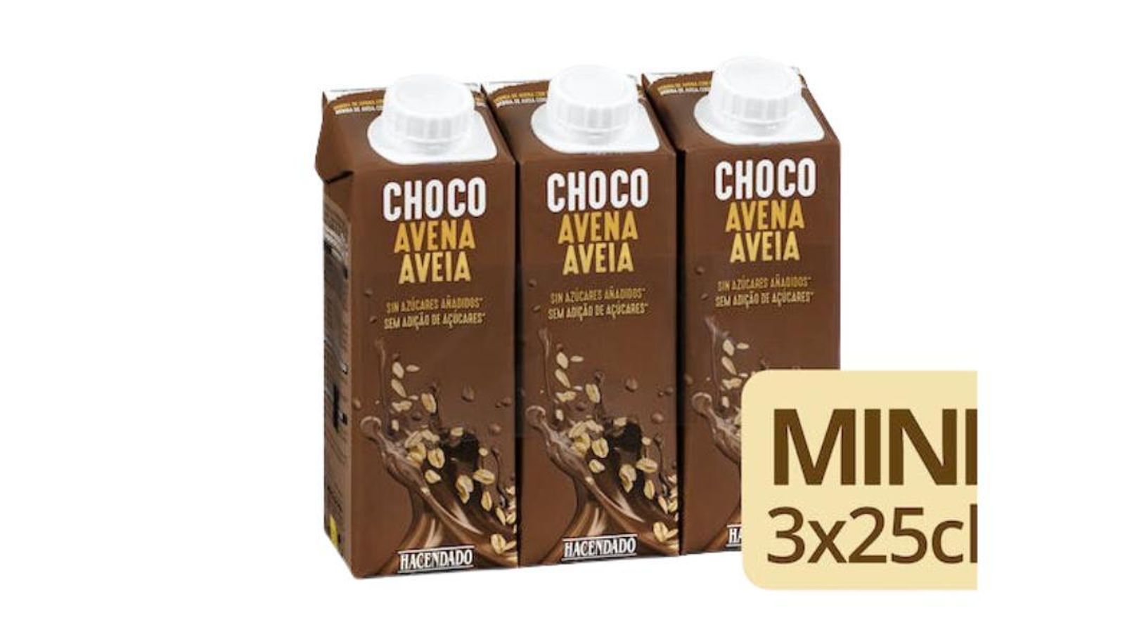 Bebida de avena al chocolate