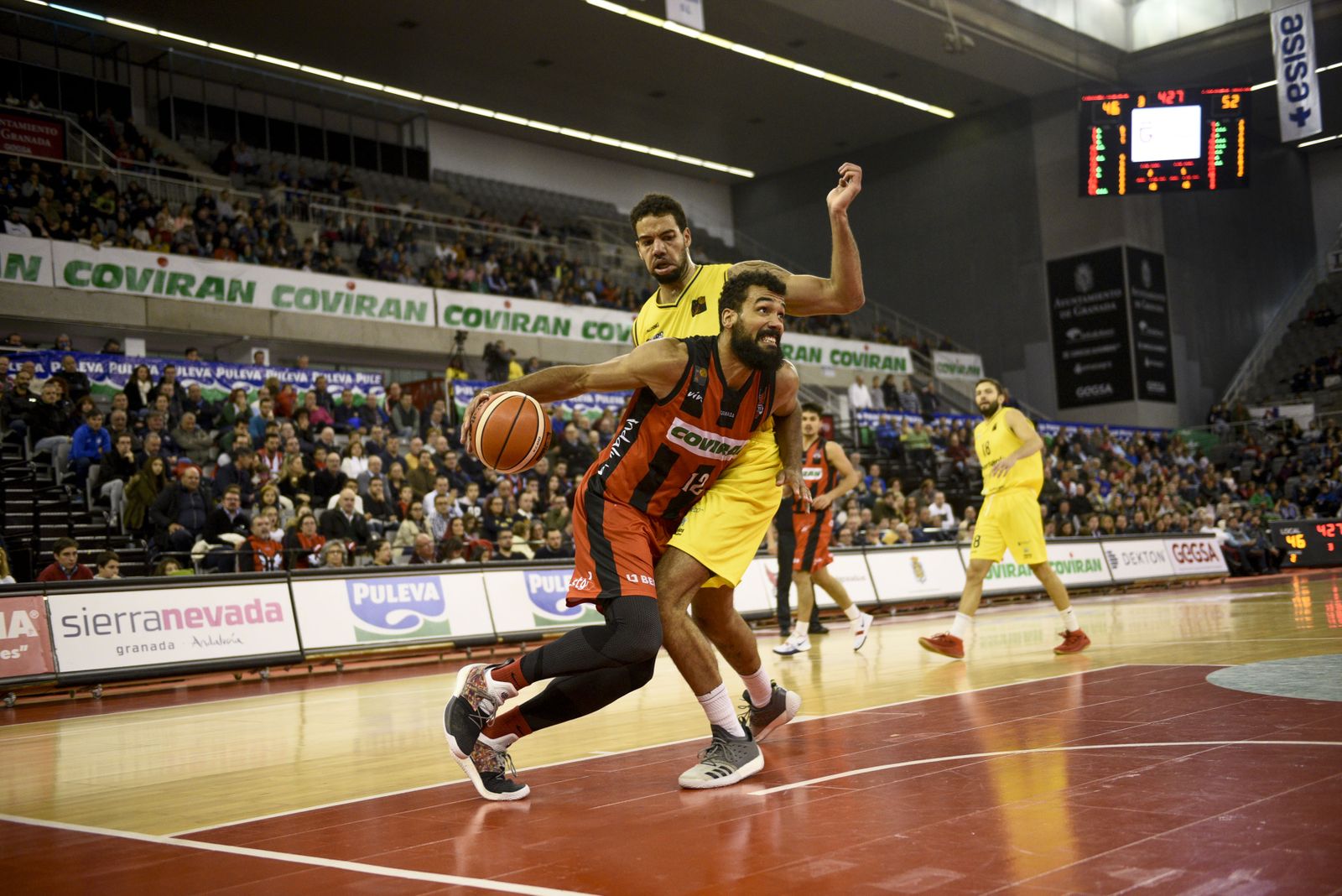 Wright, en uno de sus últimos partidos como jugador del Covirán.