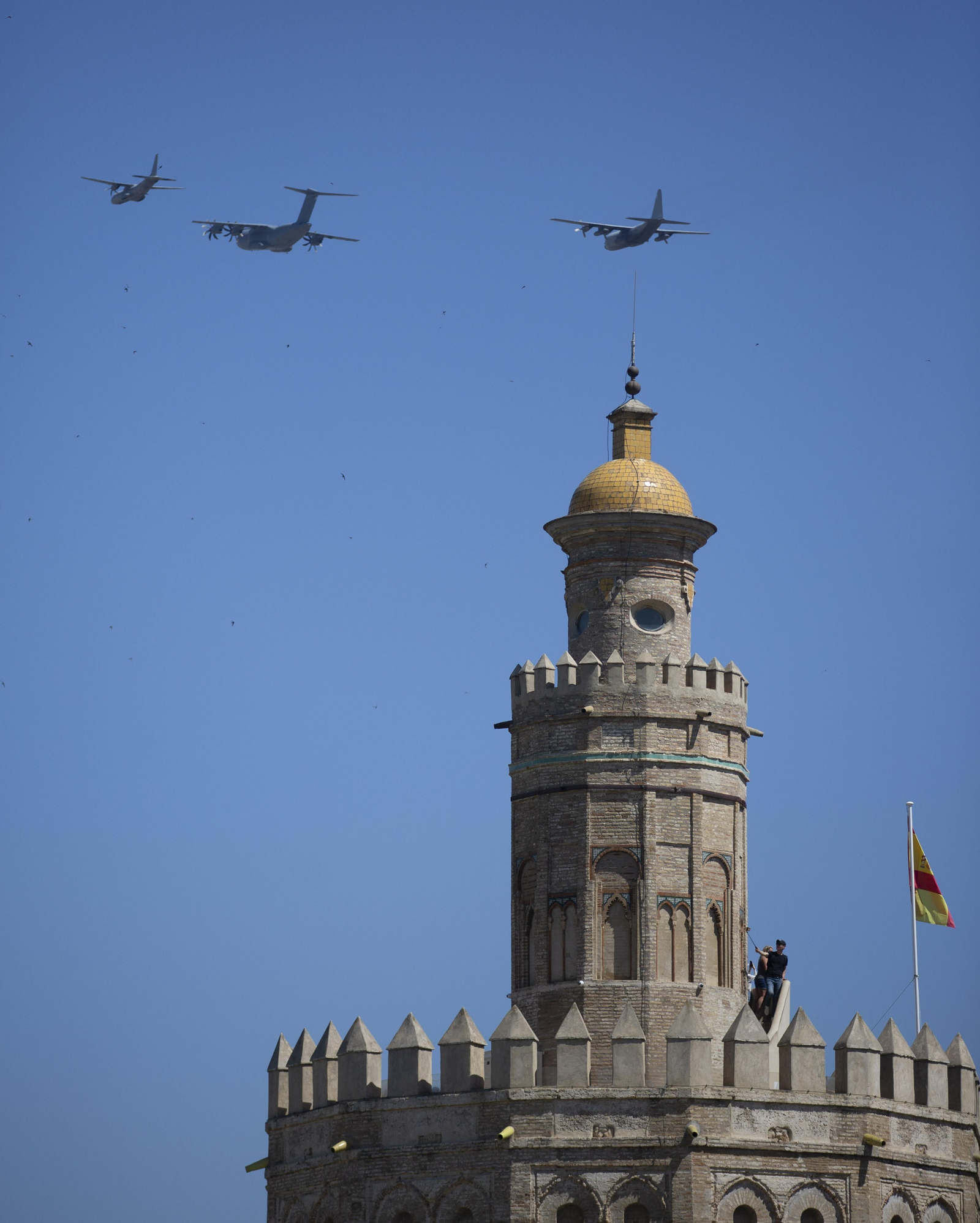 Preparativos para el Día de las Fuerzas Aéreas