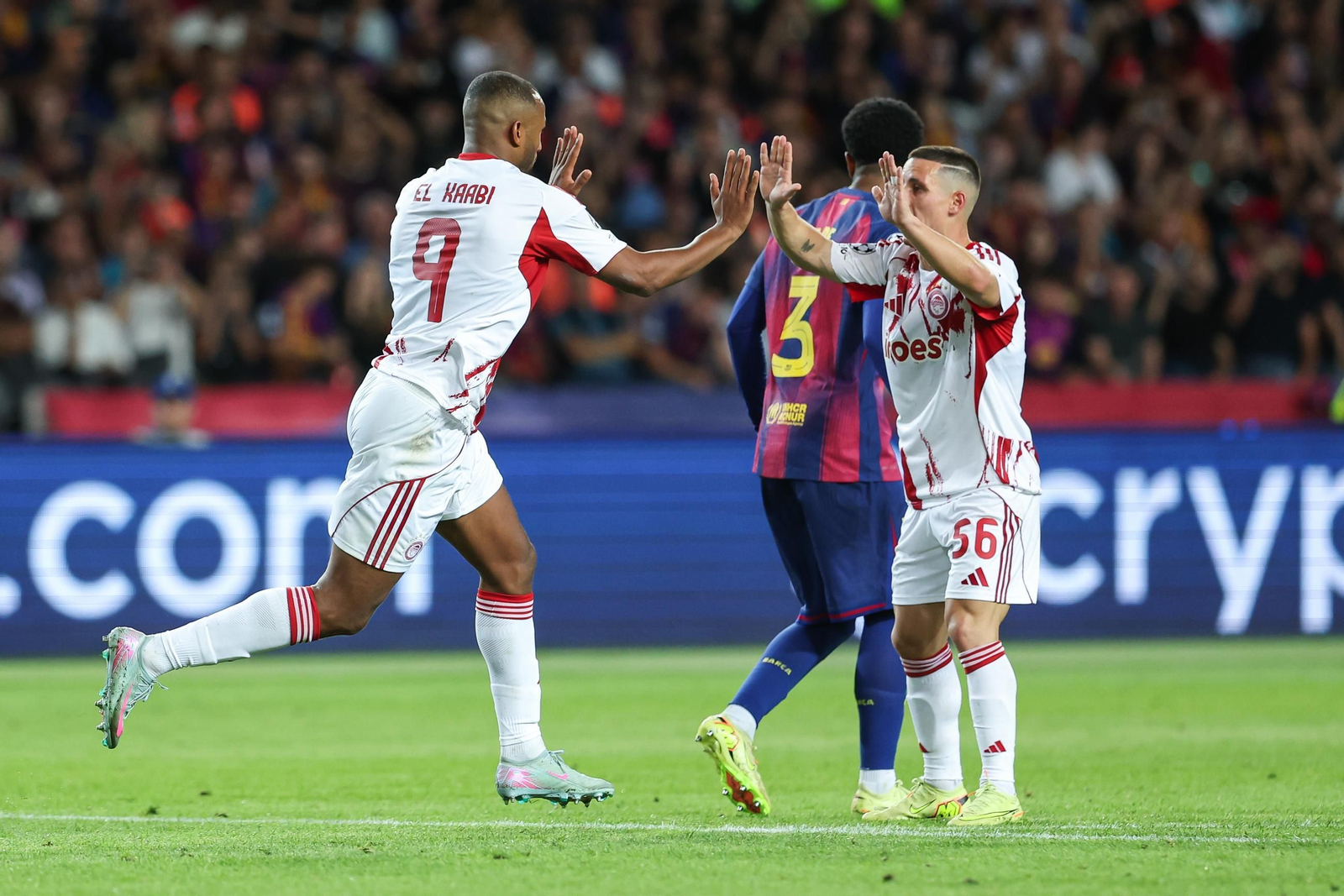 Las fotos del Barcelona-Olympiacos