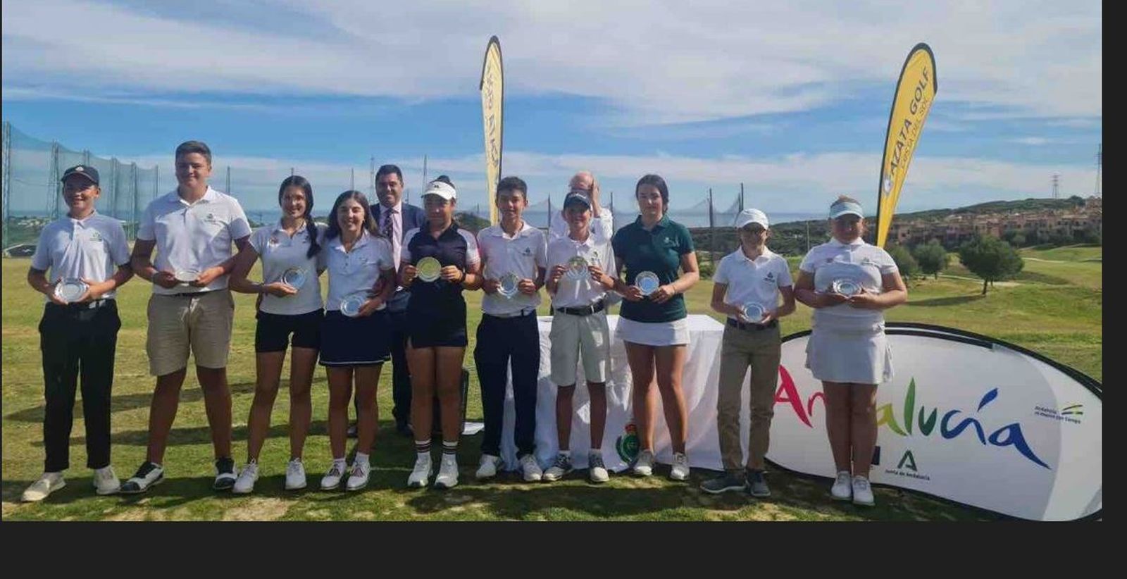 Los vencedores de las diferentes categorías, en Estepona