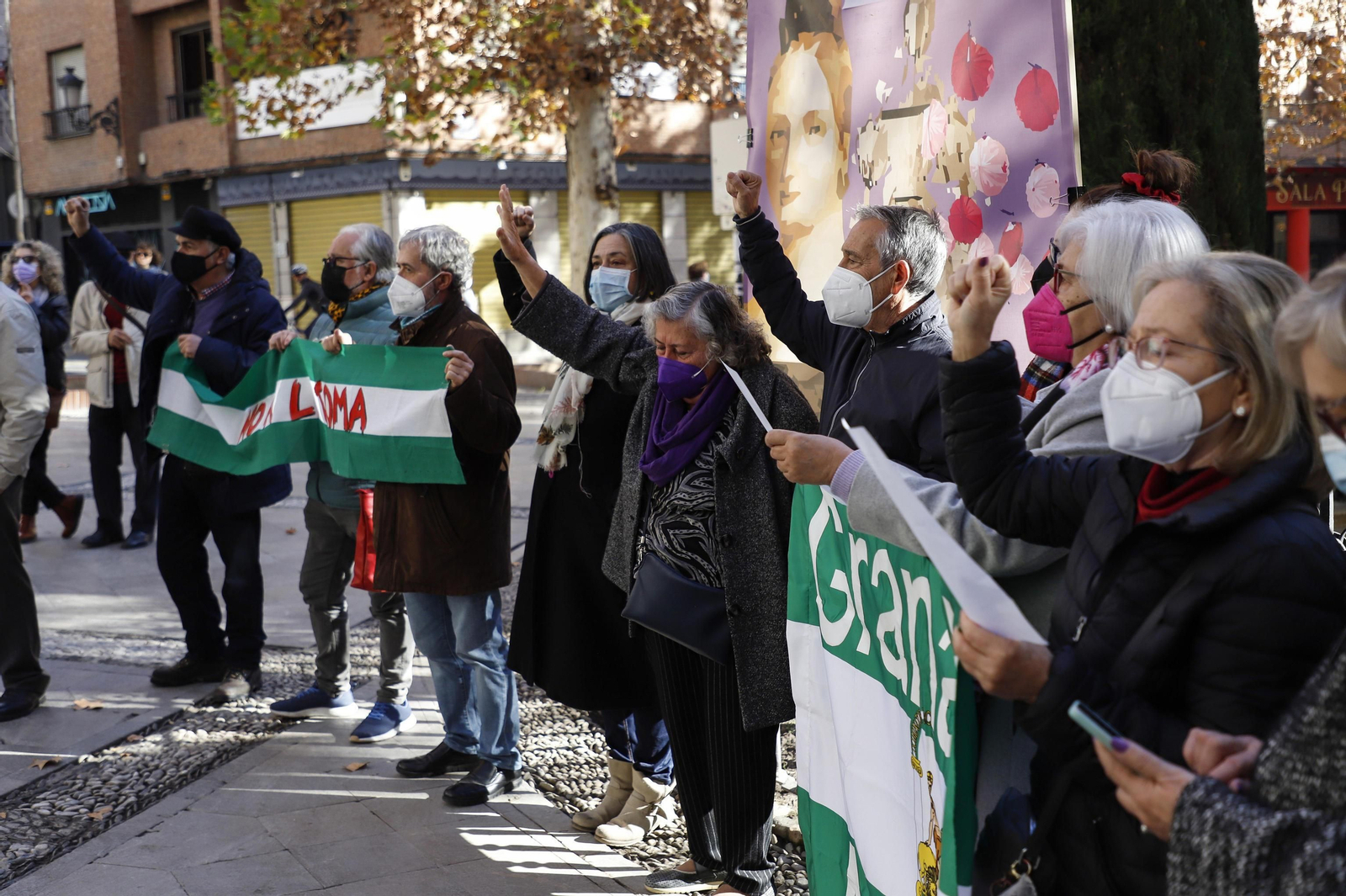 Granada Abierta celebra su acto alternativo a la Toma en honor a la Mariana