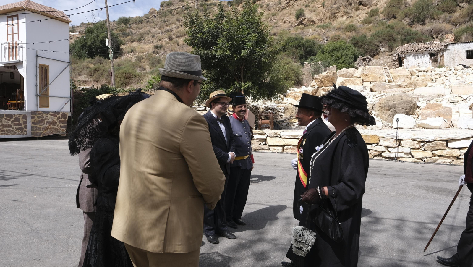 Imágenes de la recreación histórica Canteros y Caciques, en Macael