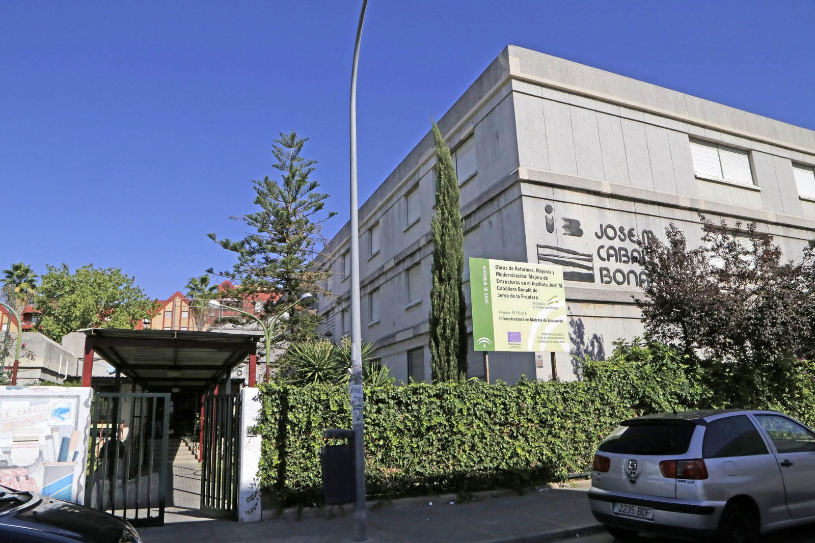 Una imagen de archivo del IES José Manuel Caballero Bonald.