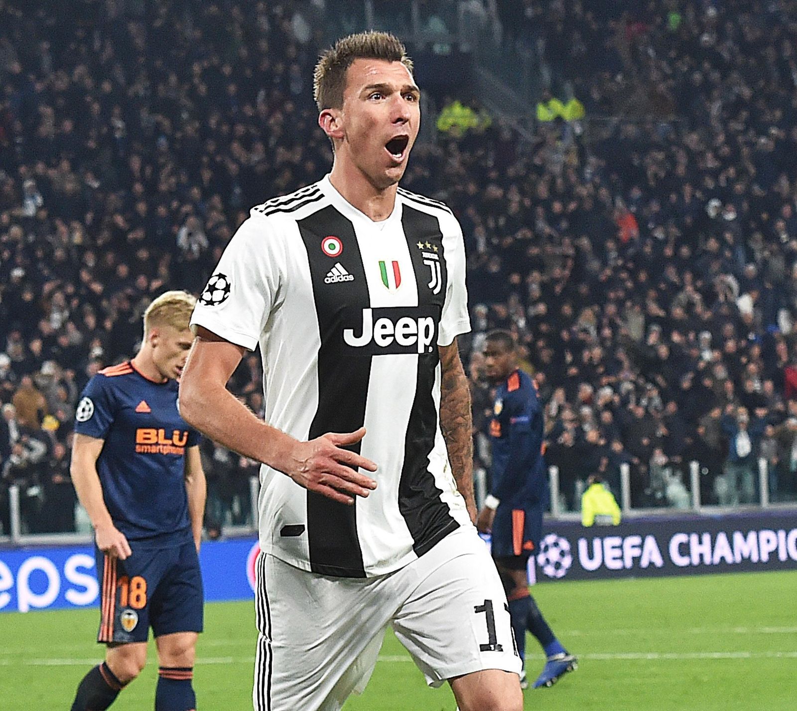 Las imágenes del Juventus-Valencia