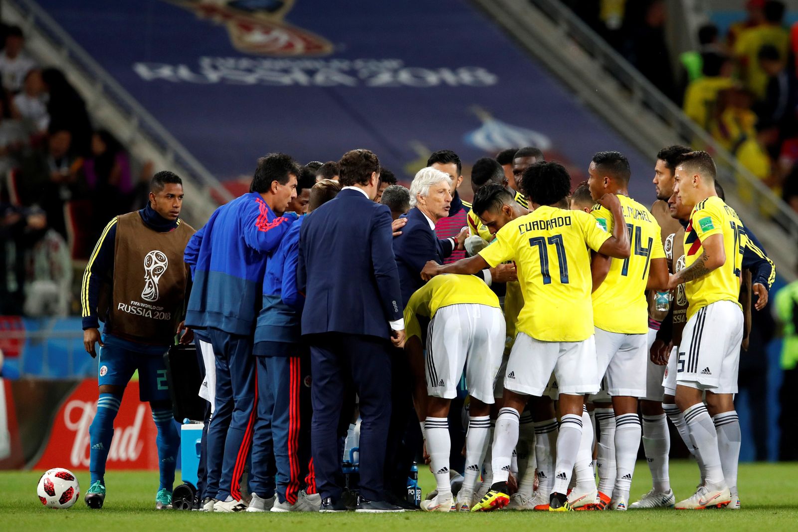 Las imágenes del Colombia-Inglaterra