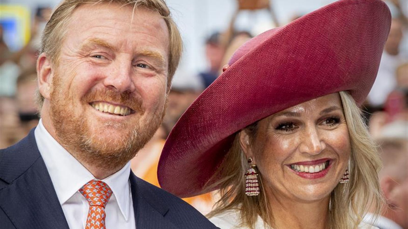 Los reyes Guillermo y Máxima de Países Bajos.